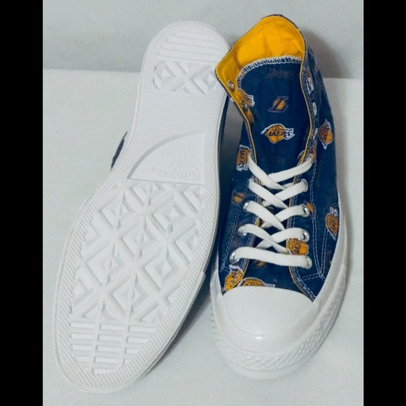 Converse Chuck Taylor 70 hi top LA lakers shoes - Picture 4 of 6